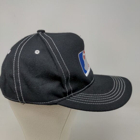 Jet Tribe Men's Snapback Hat Black Adjustable Embroidered Logo - Picture 4 of 7